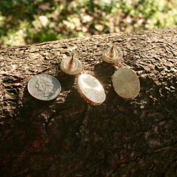 Anthropologie Druzy Quartz Earrings by BaubleBar - Picture 6 of 9
